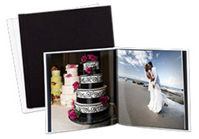 XL Square Photo Book, Hard Leather Cover