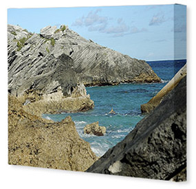 Small Landscape Mounted Canvas Print